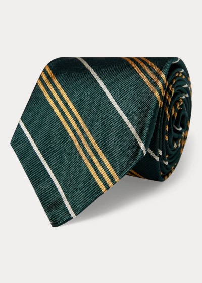 Men's Polo Ralph Lauren Striped Silk Repp Narrow Ties | 059238AFQ